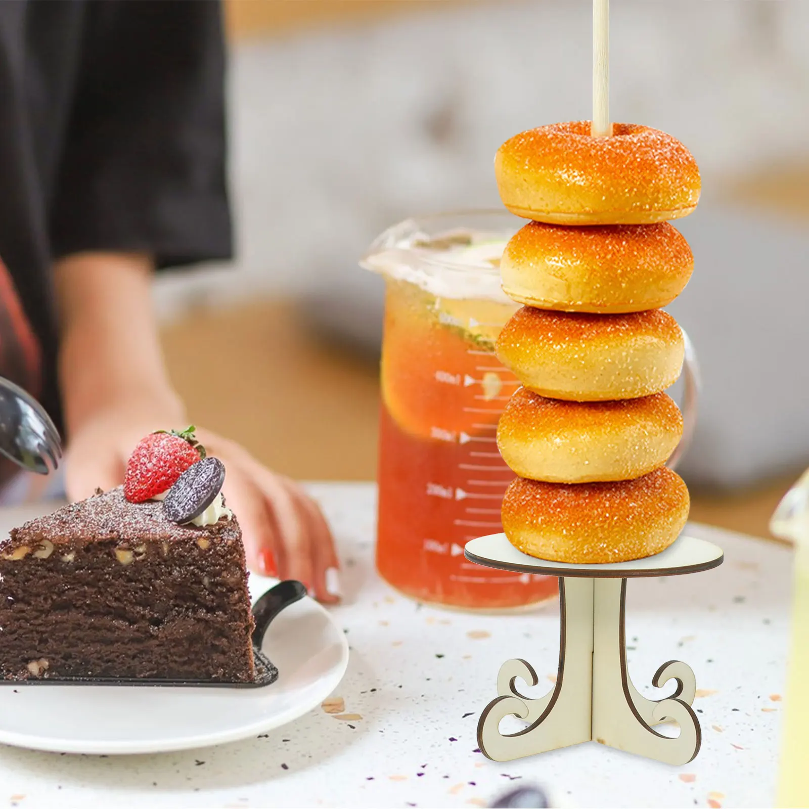 Wooden Donut Stand Detachable Display Rack for Party Wedding Bridal Shower Cake Donuts Holder Storage Shelf Sweet Treats Decor
Wooden Donut Stand Detachable Display Rack for Party Wedding Bridal Shower Cake Donuts Holder Storage Shelf Sweet Treats Decor