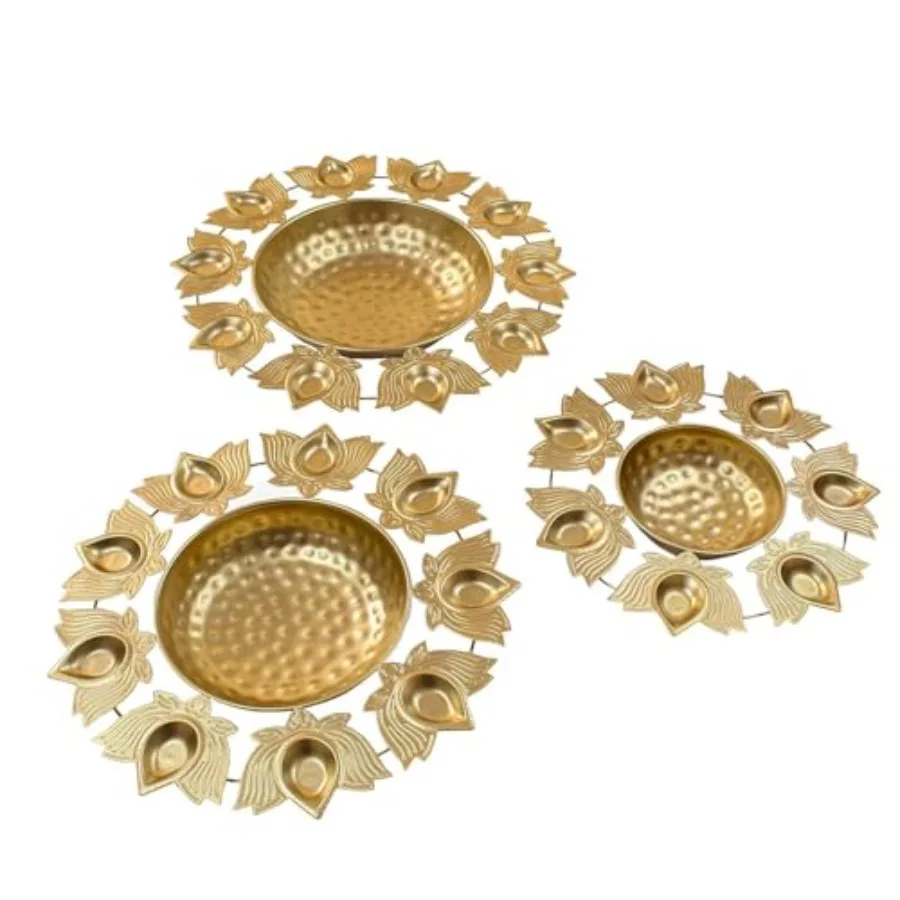 Authentic Handcrafted Kamalam Lotus Diya Urli Bowl, Tealight Holder Diya Shape Decorative Urli Bowl for Home with tealight Hold
Authentic Handcrafted Kamalam Lotus Diya Urli Bowl, Tealight Holder Diya Shape Decorative Urli Bowl for Home with tealight Hold