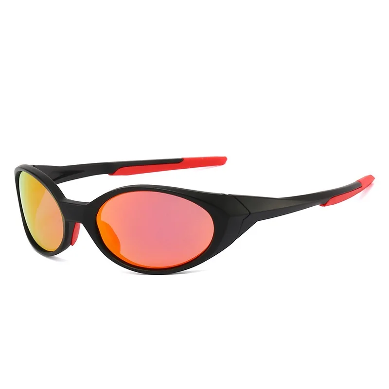 Outdoor Sports Polarized Sunglasses Women Men Unisex Oval Glasses Reflective Mirrored Lens Color Patchwork Shades
Outdoor Sports Polarized Sunglasses Women Men Unisex Oval Glasses Reflective Mirrored Lens Color Patchwork Shades