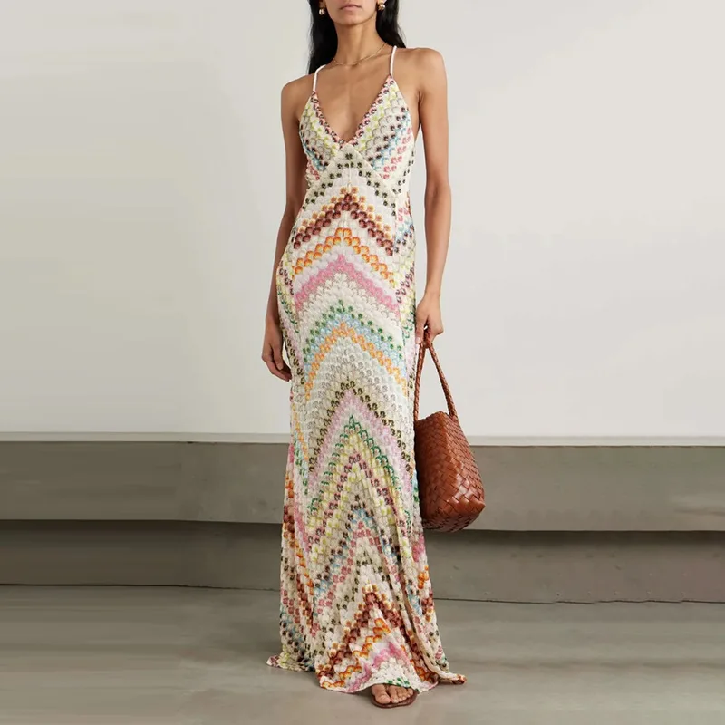 2026 New Style V-neck Sleeveless Floral Print Long Bohemian Style Dress for Women Vestidos De Mujer
2026 New Style V-neck Sleeveless Floral Print Long Bohemian Style Dress for Women Vestidos De Mujer