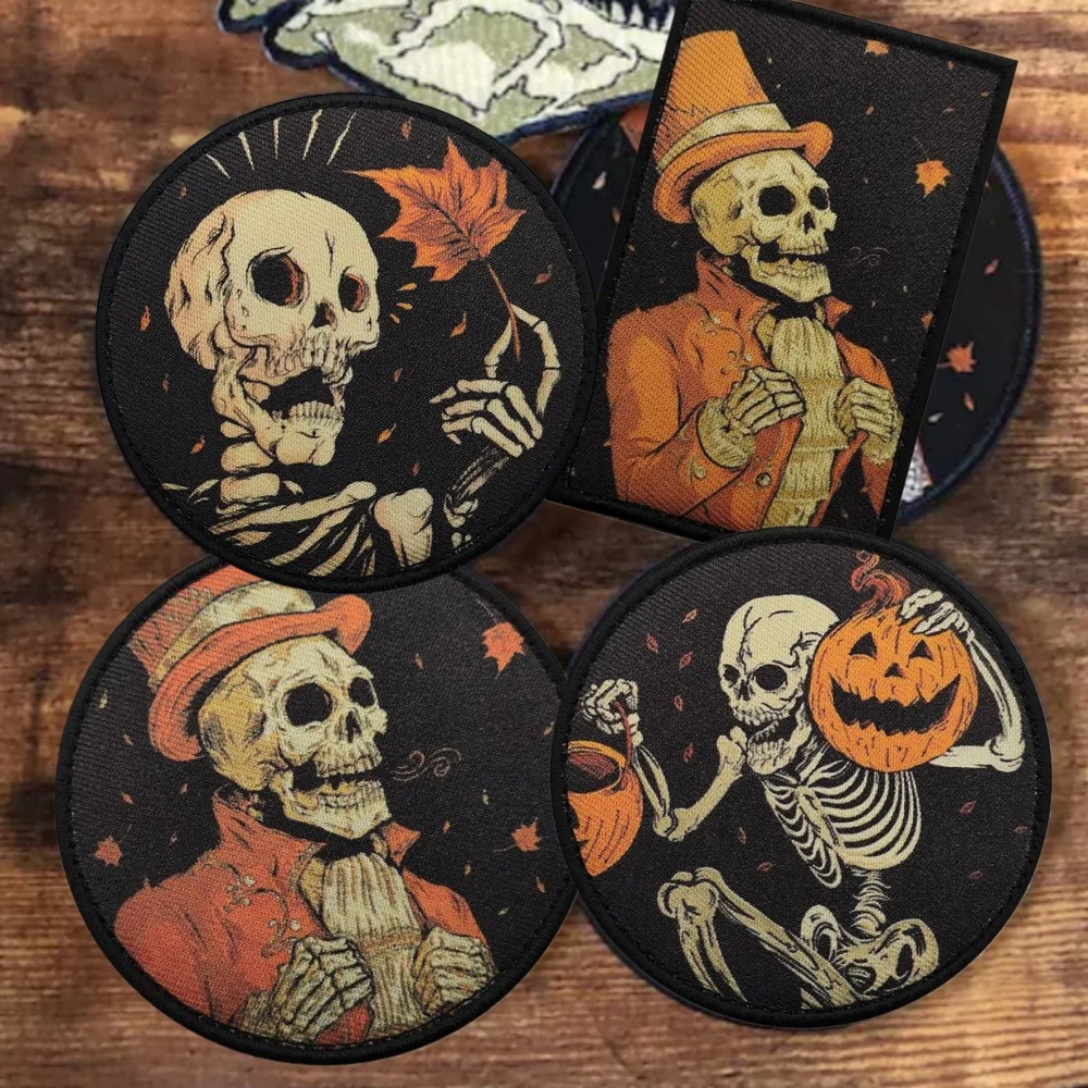 Halloween Pumpkin Night Printing Tactical Morale Badge Patch Victoria Autumn Skull Badge Hook and Loop Outdoor Backpack Sticker
Halloween Pumpkin Night Printing Tactical Morale Badge Patch Victoria Autumn Skull Badge Hook and Loop Outdoor Backpack Sticker