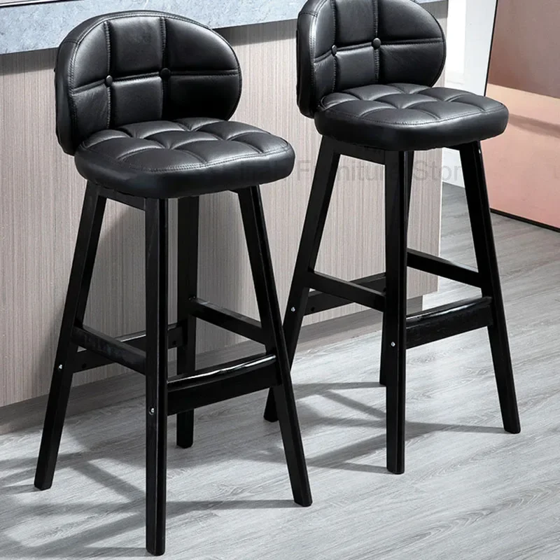 Designer Luxury Wooden Chair Bar Leather Modern Counter Bar Stool Black Kitchen Bancos Para Barra De Cocina Bar Furniture Mzy
Designer Luxury Wooden Chair Bar Leather Modern Counter Bar Stool Black Kitchen Bancos Para Barra De Cocina Bar Furniture Mzy