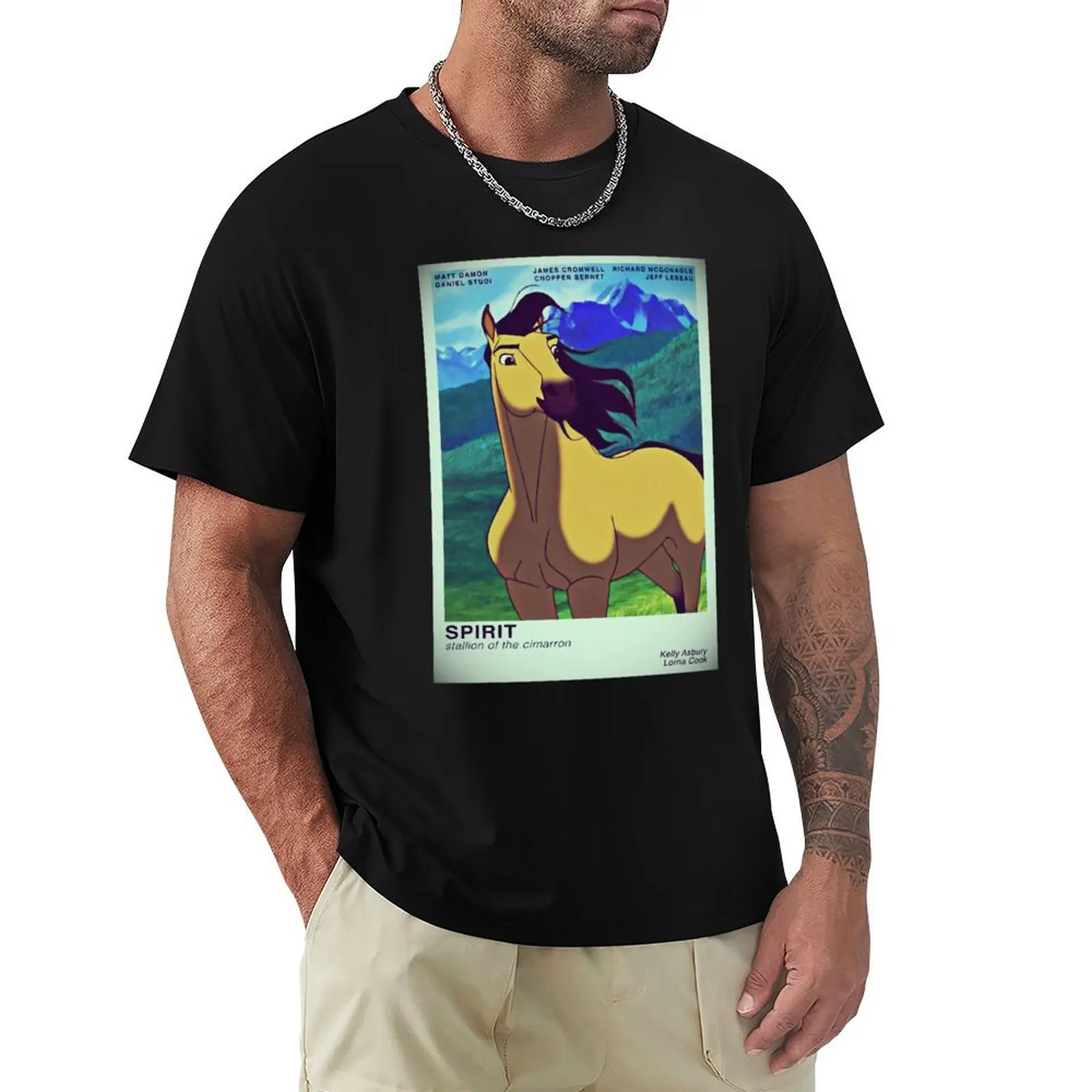 Spirit Stallion of the Cimarron T-Shirt Anti-Fade Casual Tee Shirt
Spirit Stallion of the Cimarron T-Shirt Anti-Fade Casual Tee Shirt