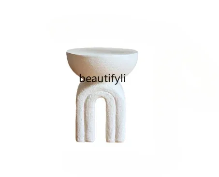 Nordic simple arch edge art small coffee table round bed and breakfast cafe design sofa living room
Nordic simple arch edge art small coffee table round bed and breakfast cafe design sofa living room