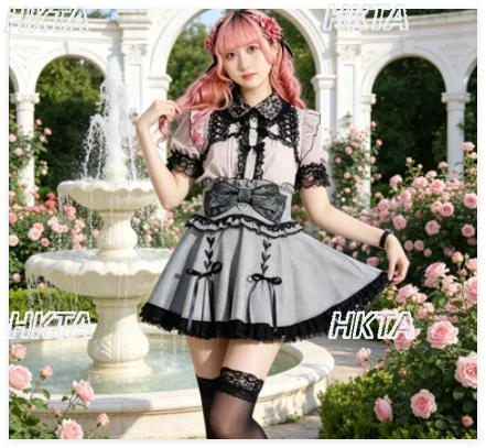 Japanese Bow Cute Doll Collar Lace Rhinestone Bubble Short Sleeve Sweet Lolita Shirt Top 2026 Summer Kawaii White Blouses Women
Japanese Bow Cute Doll Collar Lace Rhinestone Bubble Short Sleeve Sweet Lolita Shirt Top 2026 Summer Kawaii White Blouses Women