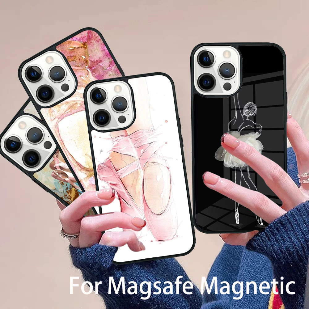 Ballet Ballerina Dancer Phone Case Magesafe Magnetic Wireless Charge Cover For IPhone 16 11 12 13 14 15 Pro Max Plus Mini
Ballet Ballerina Dancer Phone Case Magesafe Magnetic Wireless Charge Cover For IPhone 16 11 12 13 14 15 Pro Max Plus Mini