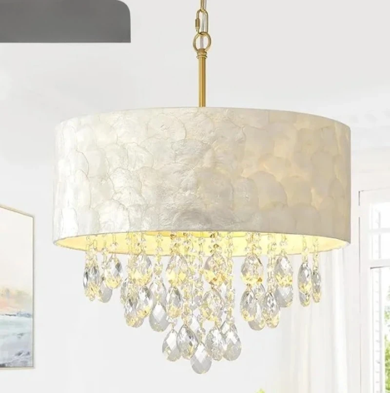 2026 for Round K9 Shell Crystal Chandeliers for Bedroom Dining Living Room Loyer Hallway Pendant Light Fixture Indoor
2026 for Round K9 Shell Crystal Chandeliers for Bedroom Dining Living Room Loyer Hallway Pendant Light Fixture Indoor