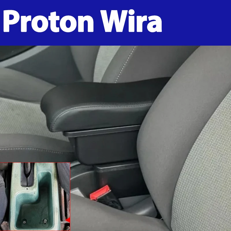 For Proton wira car center console modified car multi-function storage box with USB heightened armrest to increase comfort
For Proton wira car center console modified car multi-function storage box with USB heightened armrest to increase comfort