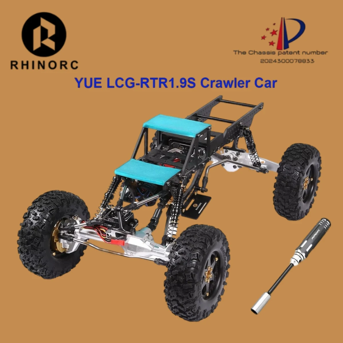 RhinoRC YUE LCG Sporty Crawler – 5.31" Ground Clearance, Titanium Suspension Links, RM-S12 Motor, T70 Servo
RhinoRC YUE LCG Sporty Crawler – 5.31" Ground Clearance, Titanium Suspension Links, RM-S12 Motor, T70 Servo
