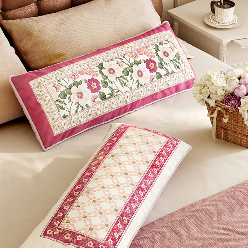 Romantic Fresh Pink Printed Waist Pillow For Sleeping Living Room Long Back Cushion Short Plush Pillowcase Pillow Customizable
Romantic Fresh Pink Printed Waist Pillow For Sleeping Living Room Long Back Cushion Short Plush Pillowcase Pillow Customizable