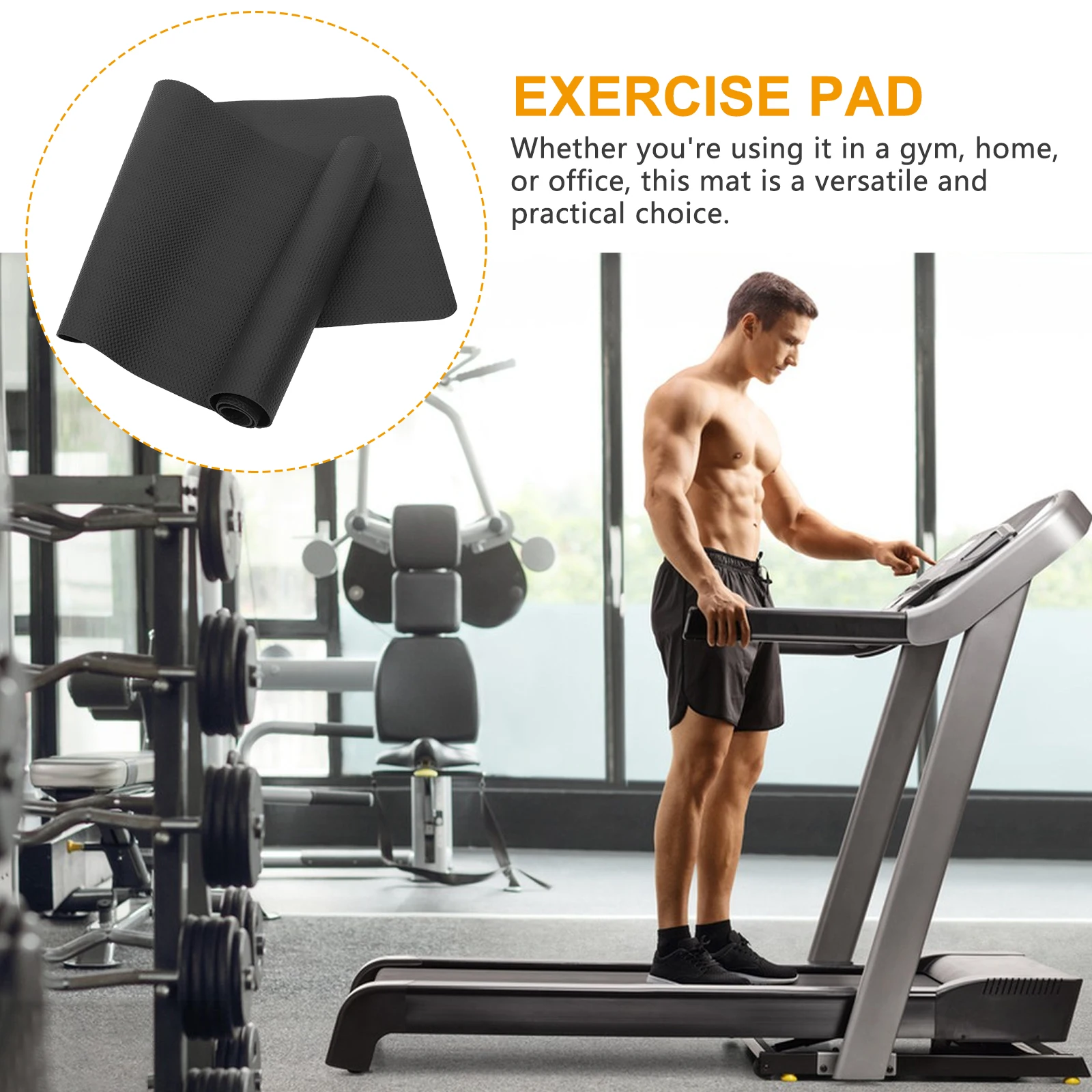 NBR Treadmill Sound Insulation Pad Mat Spinning Bike Floor Padding Gym Exercise Mats Hardwood Carpet Rubber Mats Workout Foot
NBR Treadmill Sound Insulation Pad Mat Spinning Bike Floor Padding Gym Exercise Mats Hardwood Carpet Rubber Mats Workout Foot