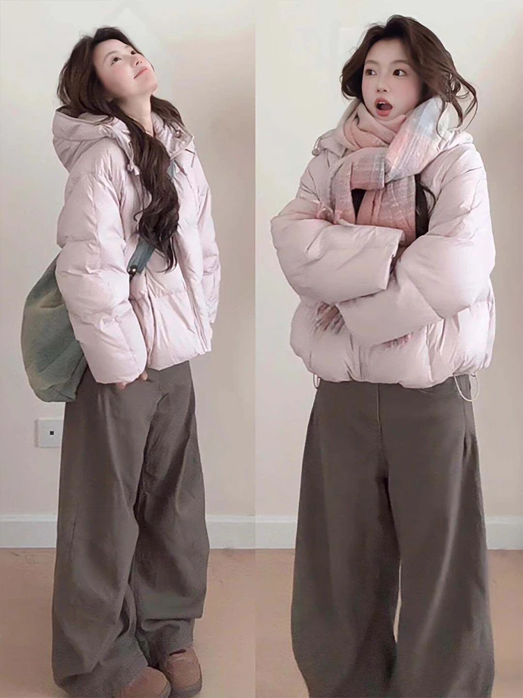 Stylish Winter New Arrival Women's Pink Cotton Jacket And Casual Pants Set Gentle Style Beautiful Outfit Two-Piece Ensemble
Stylish Winter New Arrival Women's Pink Cotton Jacket And Casual Pants Set Gentle Style Beautiful Outfit Two-Piece Ensemble