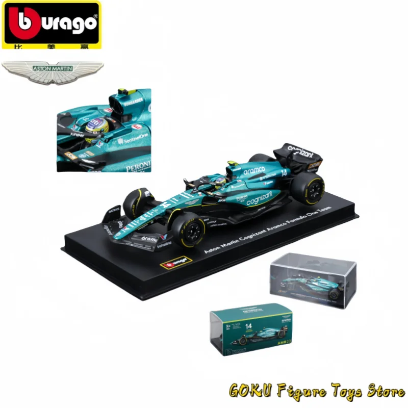 Original Bburago 1:43 Aston Martin Aramco F1 Team AMR23 2023 Car Model#14 Alonso #18 Stroll Dust Cover Alloy Car Die Cast Models
Original Bburago 1:43 Aston Martin Aramco F1 Team AMR23 2023 Car Model#14 Alonso #18 Stroll Dust Cover Alloy Car Die Cast Models
