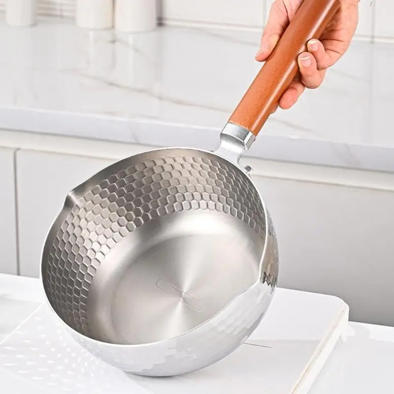 G6KF Multipurpose Cookware Saucepan 430 Stainless Steel Milk Pan Suitable for Healthy
G6KF Multipurpose Cookware Saucepan 430 Stainless Steel Milk Pan Suitable for Healthy