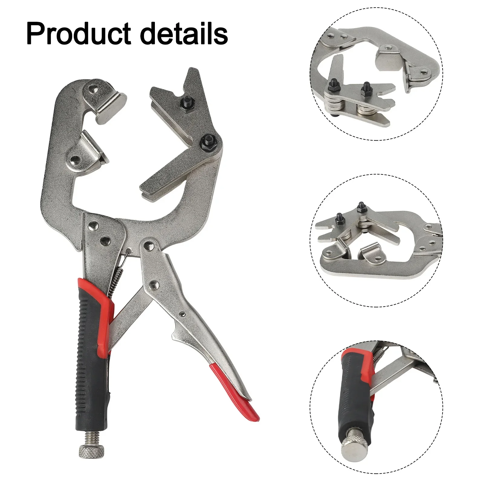 Welding Clamps, C Clamp Locking Pliers, 10 Inch Adjustable Welding Pipe Plier Workpiece Tool Holding Accessories
Welding Clamps, C Clamp Locking Pliers, 10 Inch Adjustable Welding Pipe Plier Workpiece Tool Holding Accessories