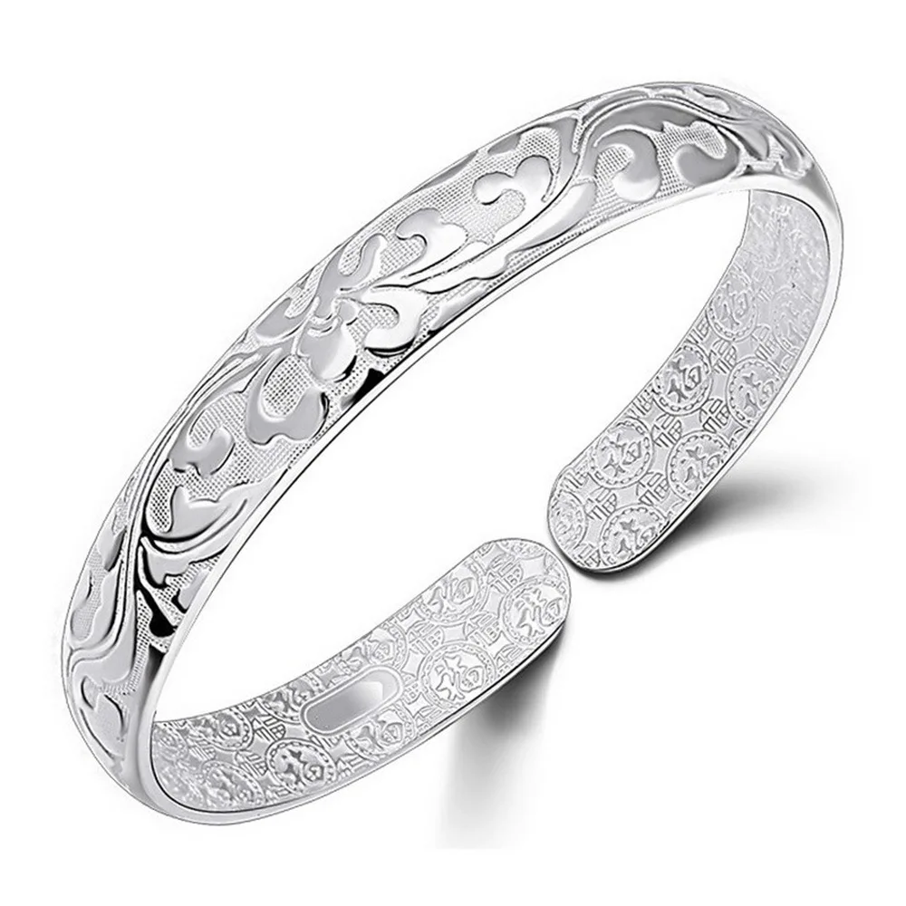 925 Sterling Silver Bracelet For Women men Fashion Wedding Party Cute Lady Handmade weaving Jewelry
925 Sterling Silver Bracelet For Women men Fashion Wedding Party Cute Lady Handmade weaving Jewelry