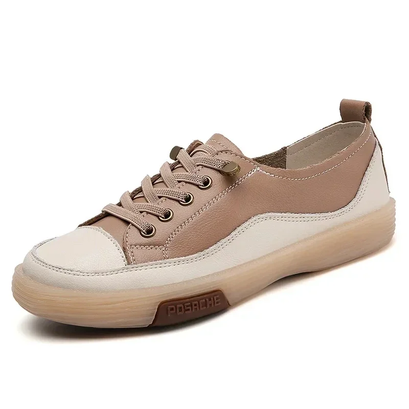 Genuine Leather Shoes for Women Luxury Casual Shoes Low Top Flat Women Tennis Sneakers Wide Toe Soft Ladies Little Zapatillas
Genuine Leather Shoes for Women Luxury Casual Shoes Low Top Flat Women Tennis Sneakers Wide Toe Soft Ladies Little Zapatillas