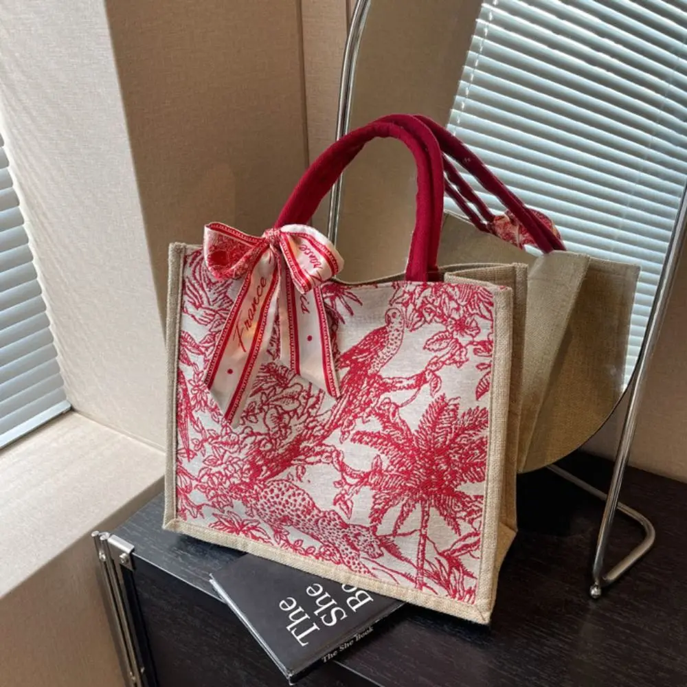 Trendy Large Capacity Ethnic Style Handbag Canvas Tote Bag Flower Cloth Bag with Ribbon Handbag Embroidery Shoulder Bag Girls
Trendy Large Capacity Ethnic Style Handbag Canvas Tote Bag Flower Cloth Bag with Ribbon Handbag Embroidery Shoulder Bag Girls