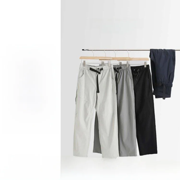Outdoor Casual Pants Men's Waterproof Soft Elastic Buckle Spring Summer New Style Loose Fit Straight Leg Zipper Waist
Outdoor Casual Pants Men's Waterproof Soft Elastic Buckle Spring Summer New Style Loose Fit Straight Leg Zipper Waist