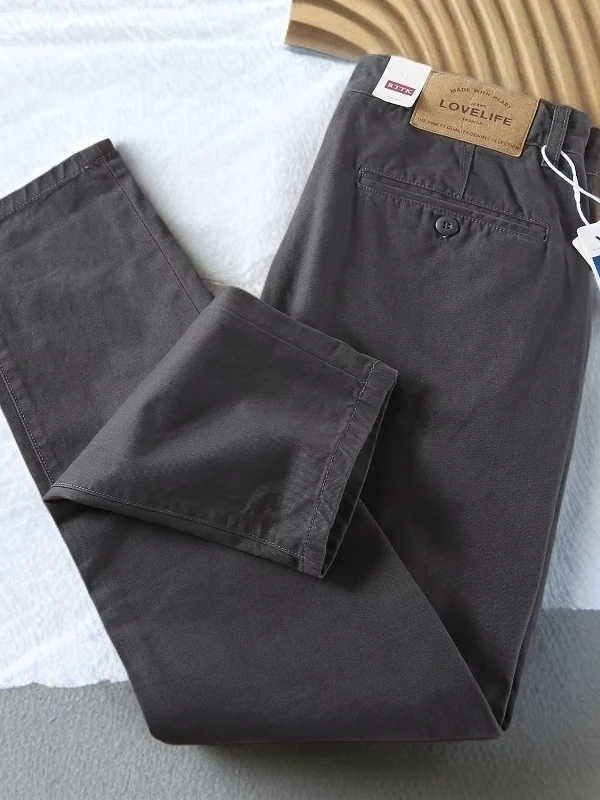 Осенне-зимние хлопковые повседневные брюки в японском стиле, универсальные, из плотного твила, легкие, роскошные, для работы и бизнеса, стильные.
Осенне-зимние хлопковые повседневные брюки в японском стиле, универсальные, из плотного твила, легкие, роскошные, для работы и бизнеса, стильные.