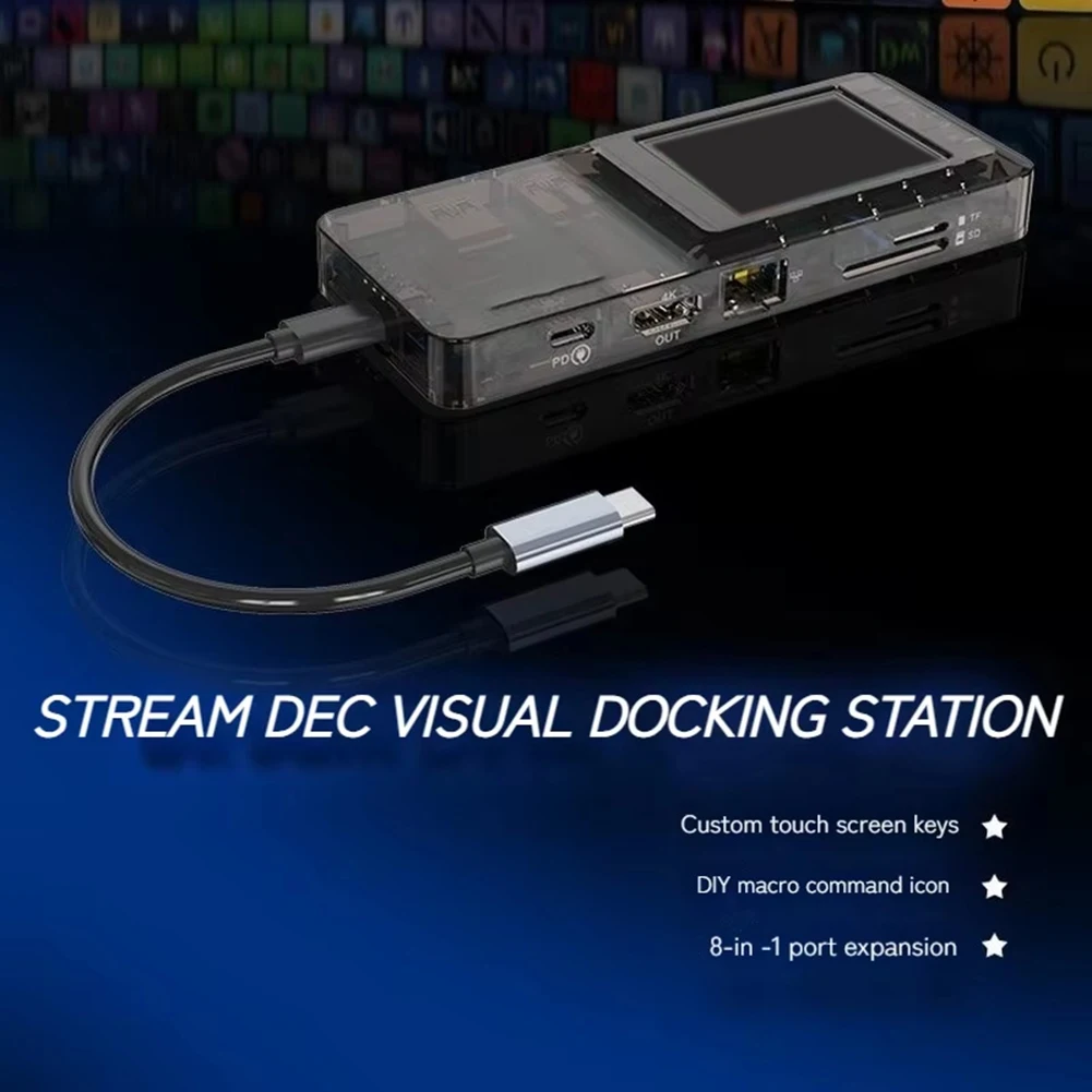 *A12R 0108-D Typec L Stream Dec Визуальная док-станция Сетевой порт Док-станция Пользовательская кнопка с консолью
*A12R 0108-D Typec L Stream Dec Визуальная док-станция Сетевой порт Док-станция Пользовательская кнопка с консолью