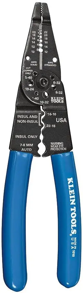 Multi Tool Long Nose Wire Cutter, 8-Inch, Stripper, Crimper & Bolt Cutter for Electricians, Precision Serrated Jaws
Multi Tool Long Nose Wire Cutter, 8-Inch, Stripper, Crimper & Bolt Cutter for Electricians, Precision Serrated Jaws