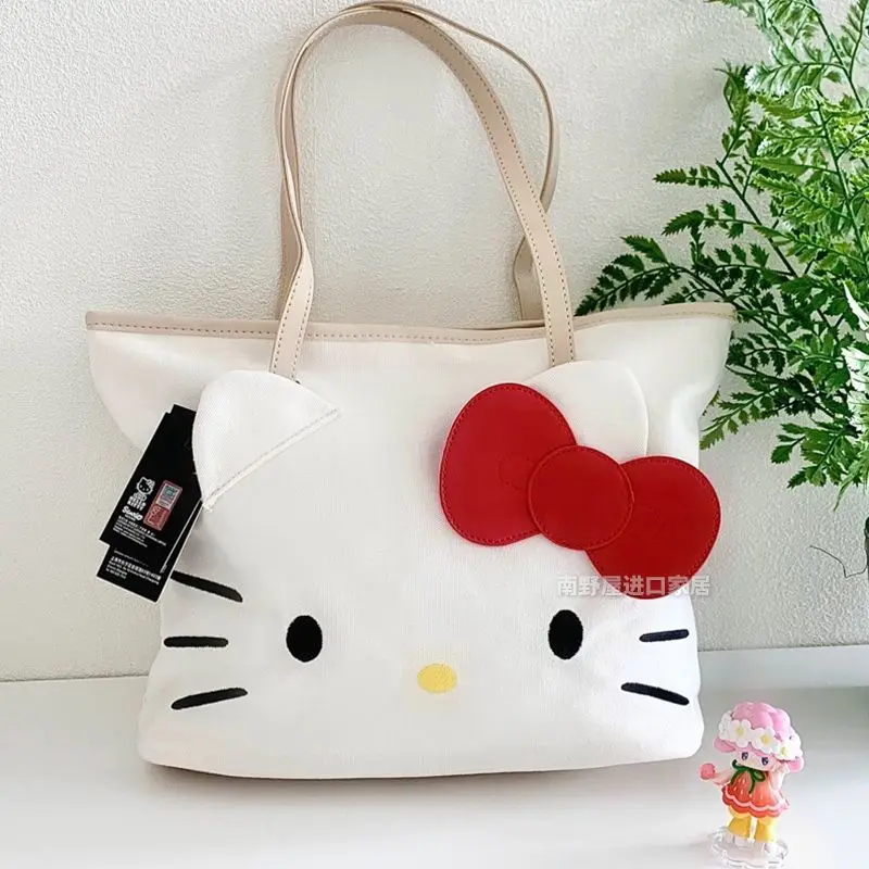 Sanrio Hello Kitty Tote Bag Kawaii Anime Large Capacity Canvas Bag Female Girl Heart Cute Cartoon Shoulder Bag Gift for Kids
Sanrio Hello Kitty Tote Bag Kawaii Anime Large Capacity Canvas Bag Female Girl Heart Cute Cartoon Shoulder Bag Gift for Kids