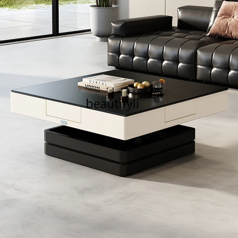 Lifting rock slab coffee table dining table integrated dual-purpose household small apartment 2025 new modern and simple
Lifting rock slab coffee table dining table integrated dual-purpose household small apartment 2025 new modern and simple