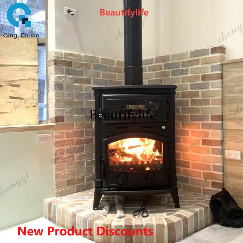 H zClassical Interior Cast Iron Real Fire Fireplace Winter Villa Self-built House Essential Heating Stove Oven
H zClassical Interior Cast Iron Real Fire Fireplace Winter Villa Self-built House Essential Heating Stove Oven