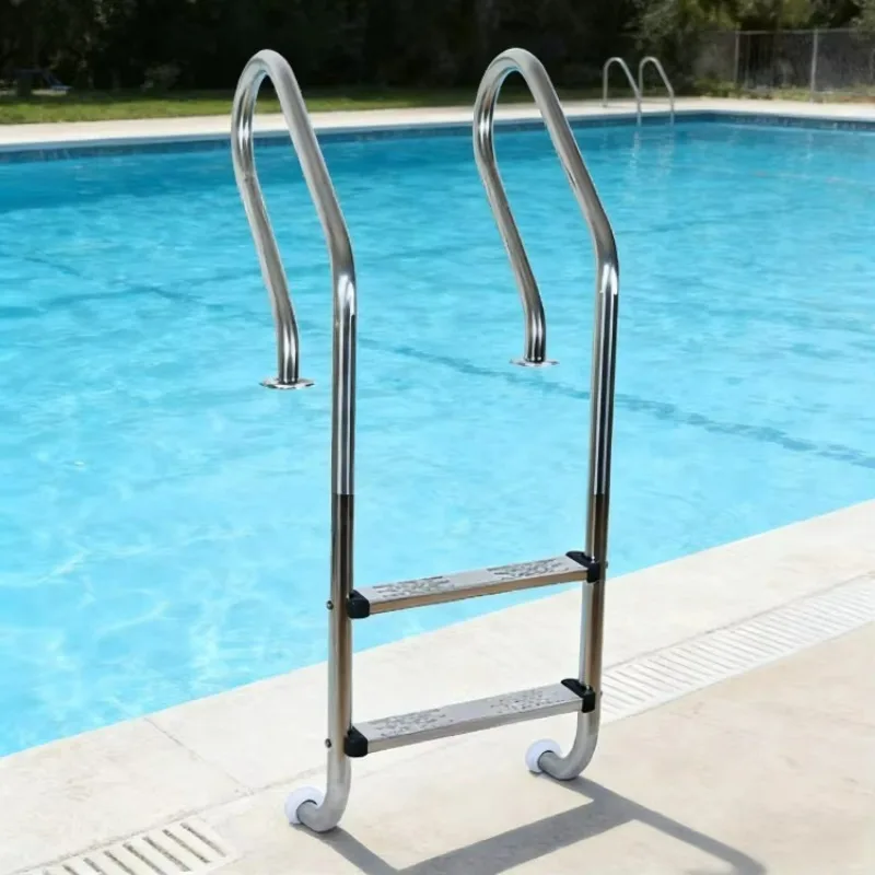 2-Step SS304 Pool Ladder Supports Embedded And Flush Mount, Custom Size Anti-Slip Build For Outdoor Swimming Pool
2-Step SS304 Pool Ladder Supports Embedded And Flush Mount, Custom Size Anti-Slip Build For Outdoor Swimming Pool