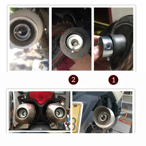 Modifizierter Auspuffrohr-Motorrads chall dämpfer für suzuki tl1000s 600 750 katana sfv650 gladius sv650