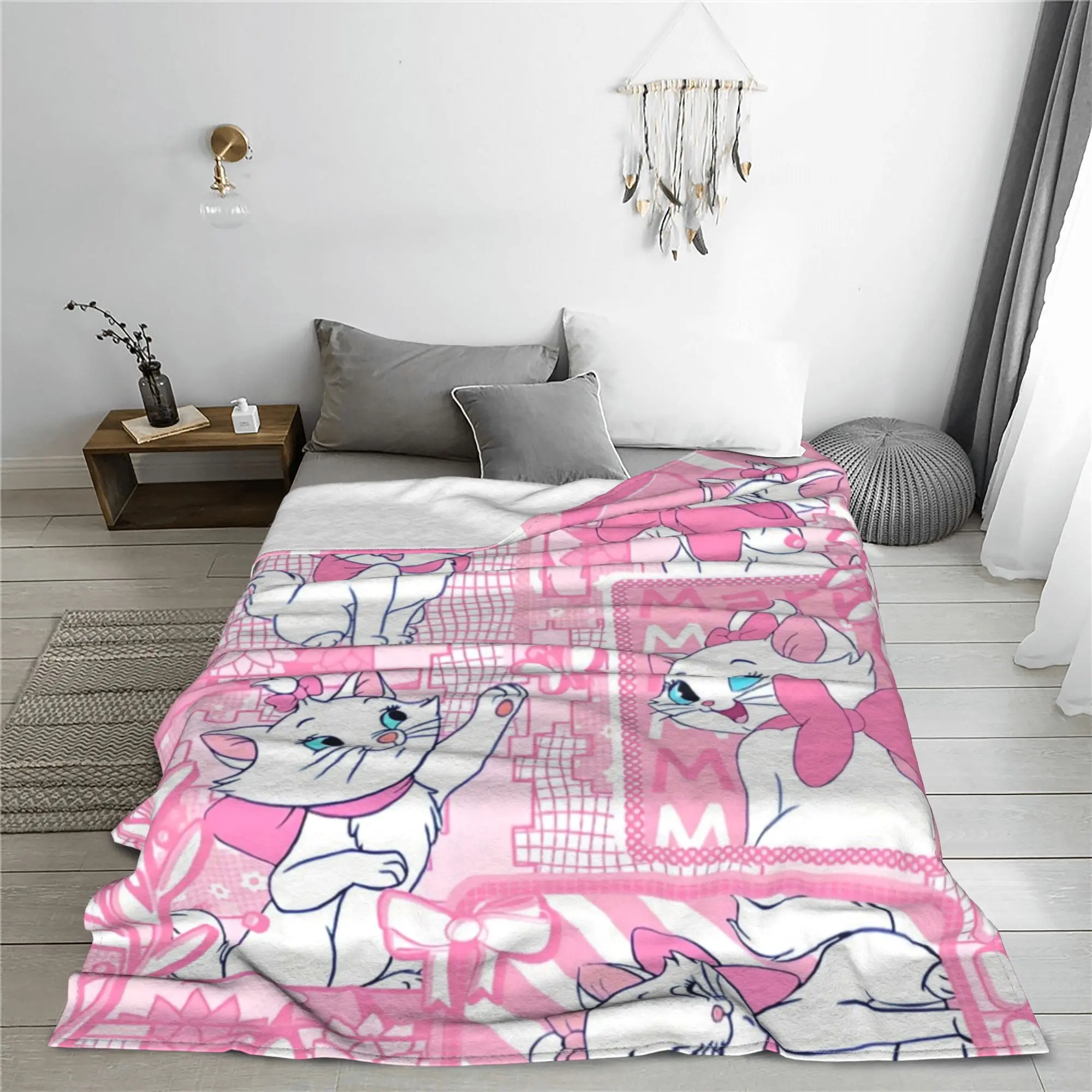 Pink Marie Cat Cute Cartoon Aristocats Blankets Flannel All Season Super Soft Throw Blankets for Bed Couch Bedding Throws
Pink Marie Cat Cute Cartoon Aristocats Blankets Flannel All Season Super Soft Throw Blankets for Bed Couch Bedding Throws