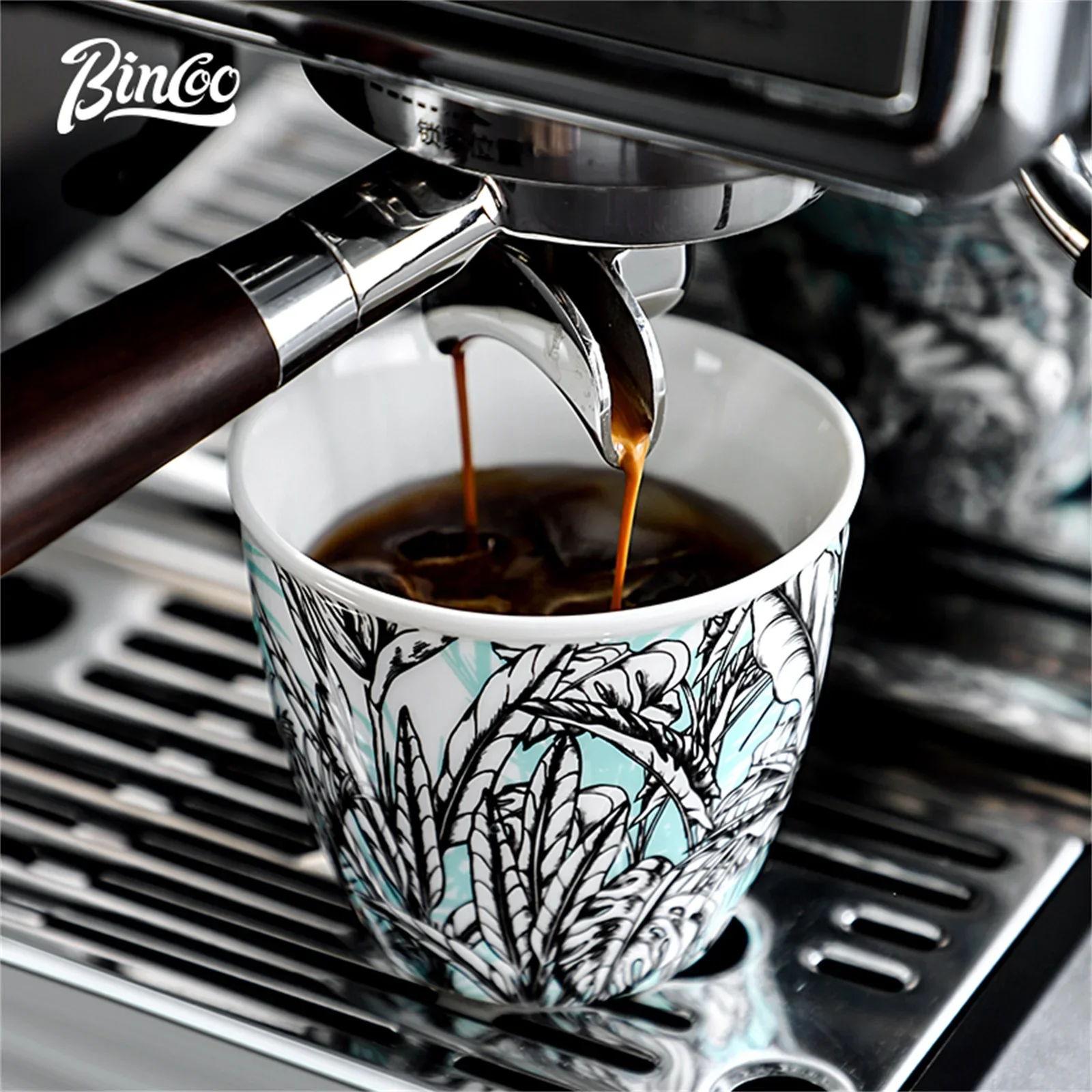 BINCOO Ceramic Coffee Cup Jungle Flower Series Creative Latte Art Espresso Mug for Tea Cappuccino Home Cafe Barista Accessories
BINCOO Ceramic Coffee Cup Jungle Flower Series Creative Latte Art Espresso Mug for Tea Cappuccino Home Cafe Barista Accessories