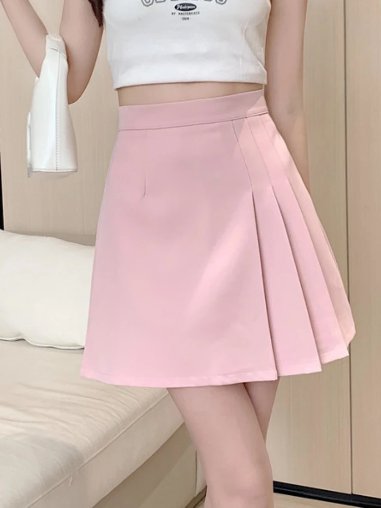 High Waist A-Line Half Skirt Summer plus Size Women's Fashion Slimming Design JK Pleated Short Skirt Sweet And Spicy Girl
High Waist A-Line Half Skirt Summer plus Size Women's Fashion Slimming Design JK Pleated Short Skirt Sweet And Spicy Girl