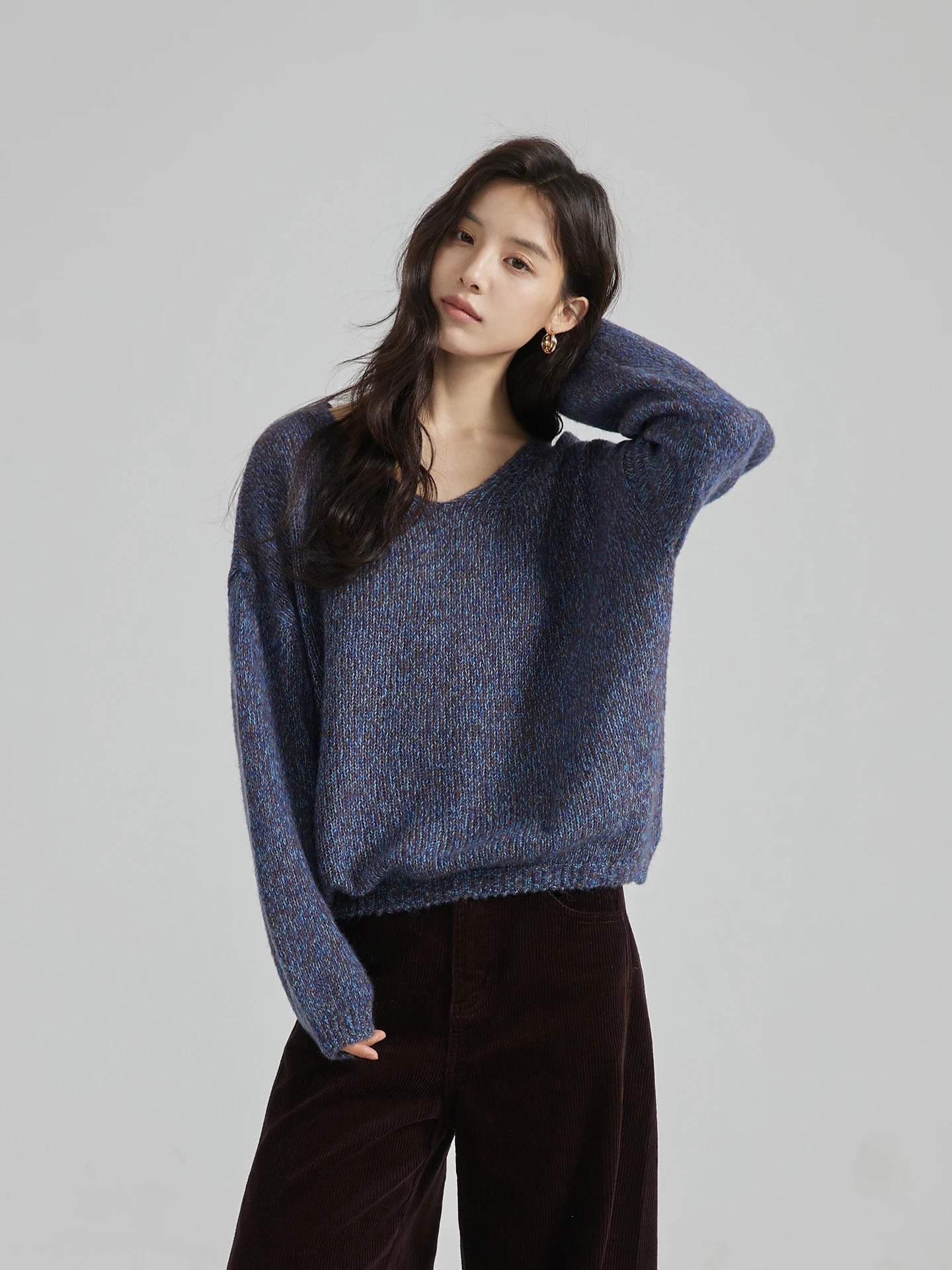 Supmwos Women's V-Ne Loose Woolen Knitwear Autumn Winter Faion Versatile Warm Long Sve Crew Ne Pullover Coat
Supmwos Women's V-Ne Loose Woolen Knitwear Autumn Winter Faion Versatile Warm Long Sve Crew Ne Pullover Coat