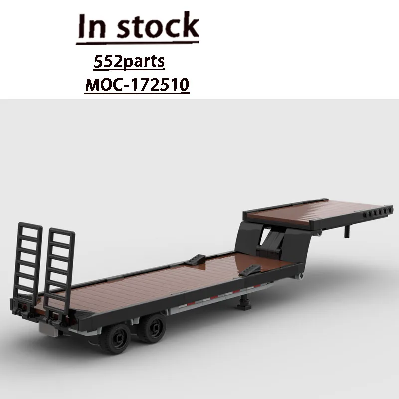 MOC-172510 New Classic Drop-Style Flatbed Truck Building Block Model 552 Parts Boys' Children's Birthday Christmas Toy Gift
MOC-172510 New Classic Drop-Style Flatbed Truck Building Block Model 552 Parts Boys' Children's Birthday Christmas Toy Gift