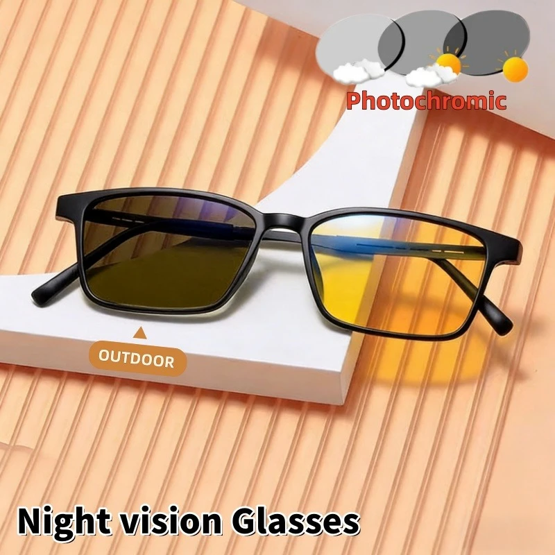 Business Photochromic Night Vision Glasses Special Driving Glasses for Anti-high Beam Brightening Vision and Anti-blue Light
Business Photochromic Night Vision Glasses Special Driving Glasses for Anti-high Beam Brightening Vision and Anti-blue Light