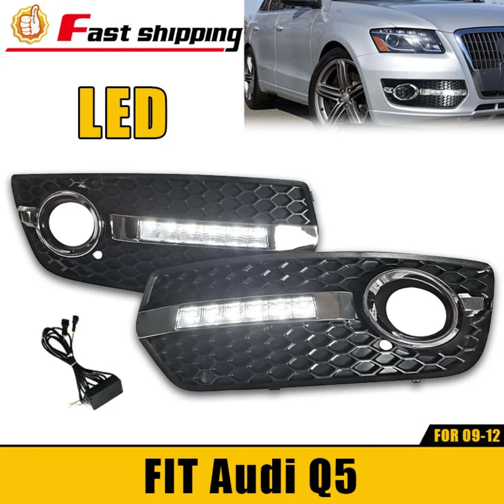 Fit 2009-2012 Audi Q5 LED Fog Lights Cover Bezel Daytime Running Lamp W/Switch
Fit 2009-2012 Audi Q5 LED Fog Lights Cover Bezel Daytime Running Lamp W/Switch