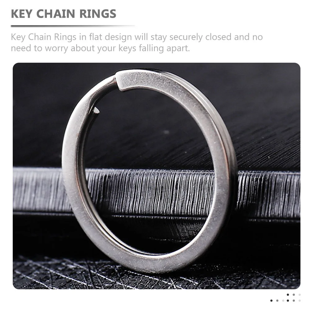 100 Pcs Round Key Chain Replacement Rings Simple Style Iron Keychain Split Flat
100 Pcs Round Key Chain Replacement Rings Simple Style Iron Keychain Split Flat