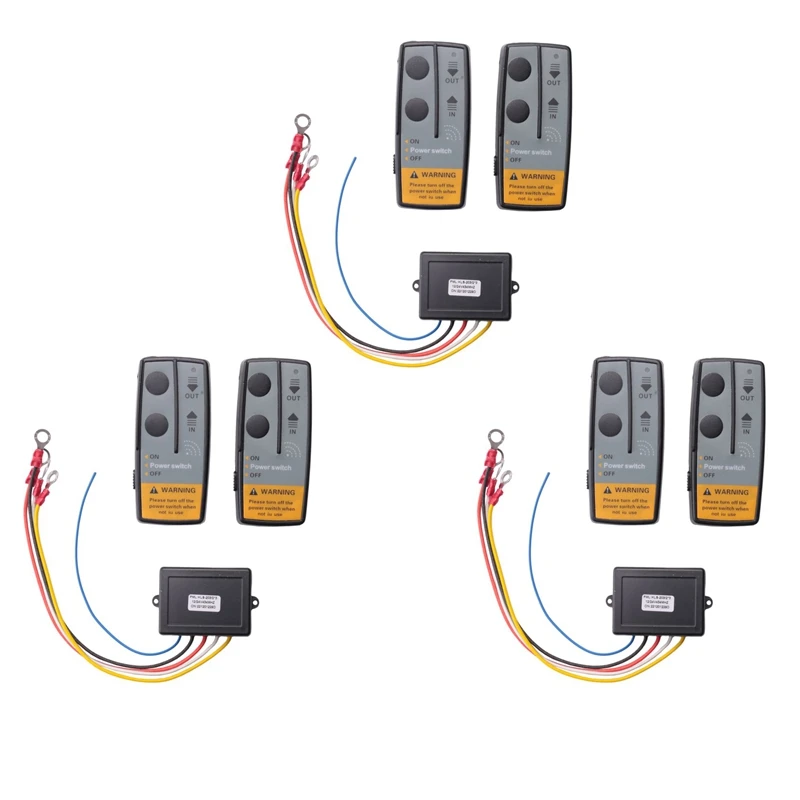 3Set 12V 24V 2.4G 50M Universal Car Wireless Winch Crane Remote Control Controller With Twin Handset Remote Range
3Set 12V 24V 2.4G 50M Universal Car Wireless Winch Crane Remote Control Controller With Twin Handset Remote Range