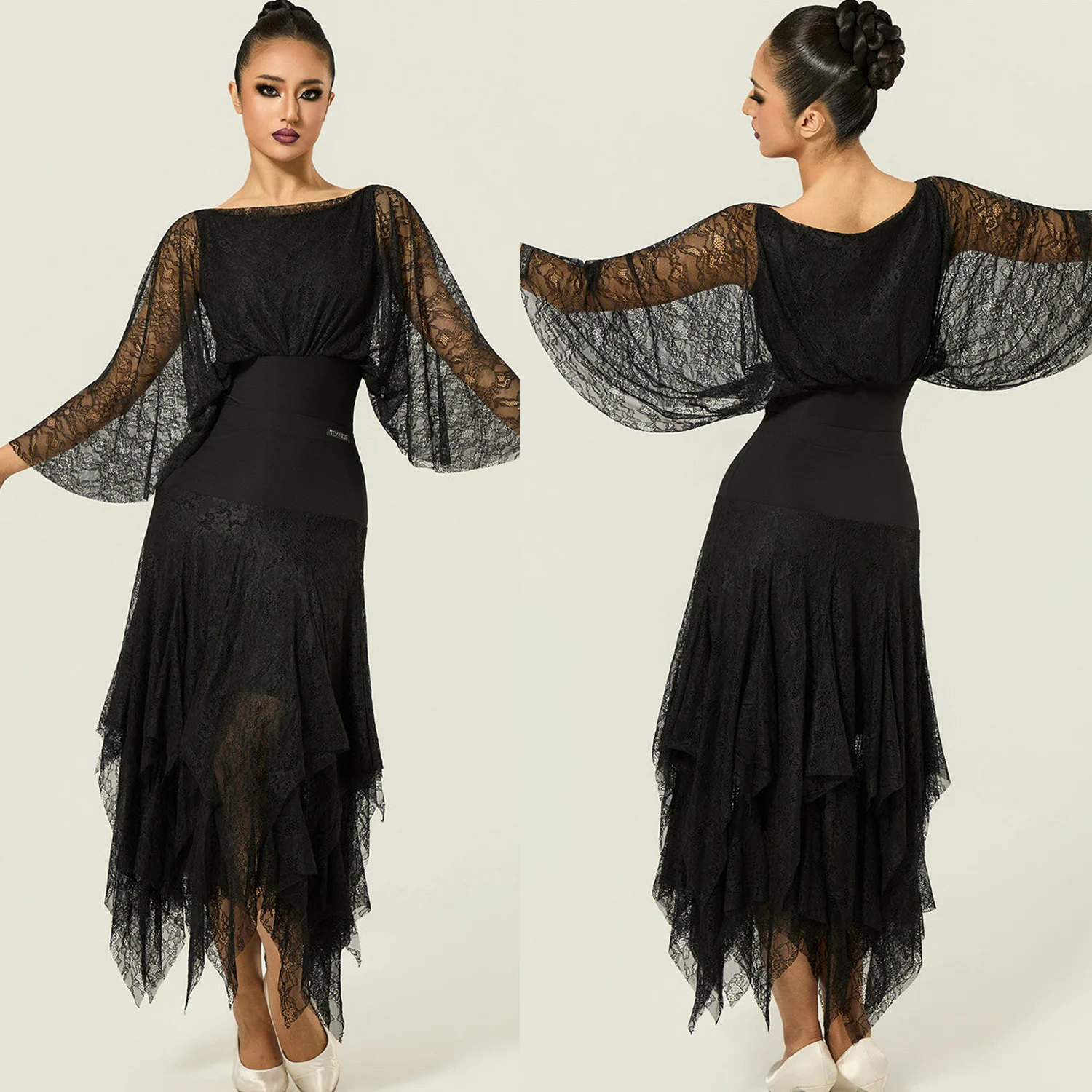 Waltz Dance Clothes Black Lace Ballroom Dance Tops Skirt Women Performance Dresses Club Prom Tango Costume Competition Dress
Waltz Dance Clothes Black Lace Ballroom Dance Tops Skirt Women Performance Dresses Club Prom Tango Costume Competition Dress