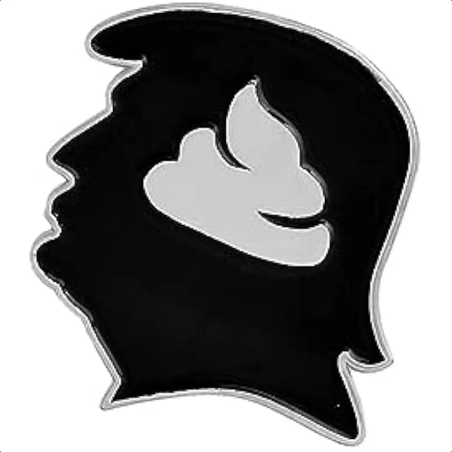 Trump Sh*t Head Turd для мозговых какашек Политическая эмалированная булавка AntiTrump
Trump Sh*t Head Turd для мозговых какашек Политическая эмалированная булавка AntiTrump