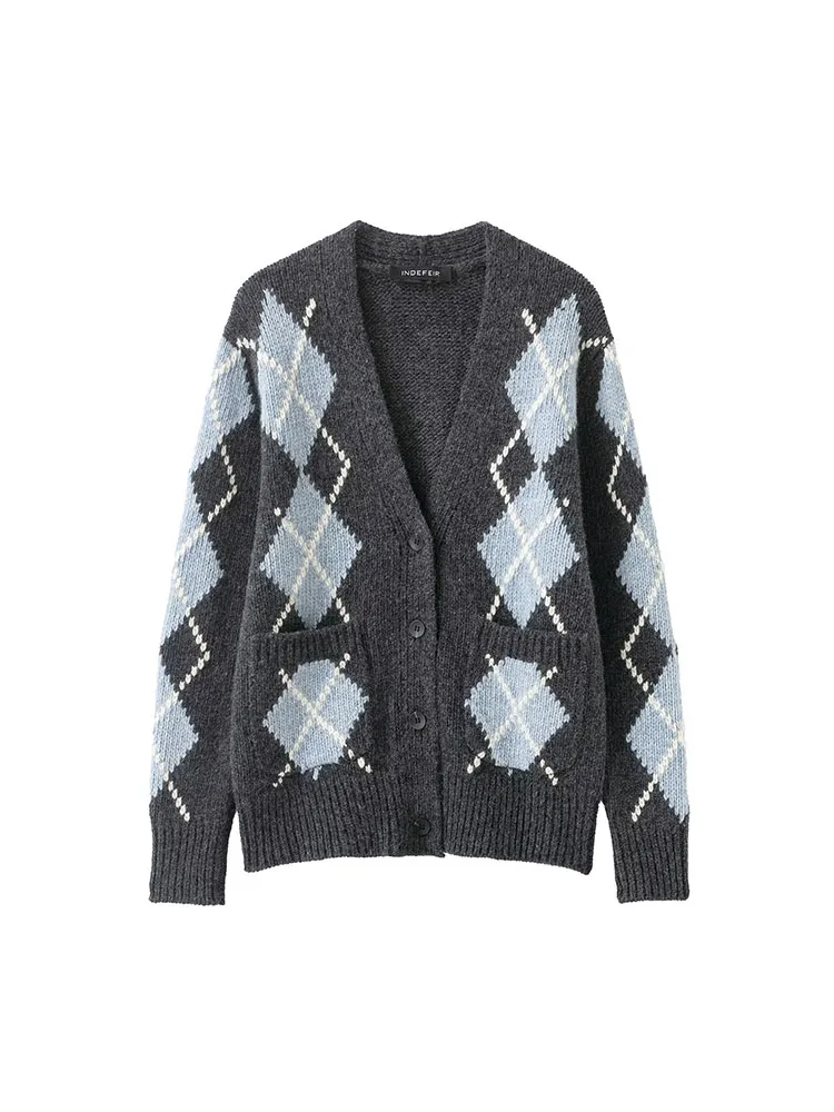 HH Women's Autumn And Winter Thick Knitted Ribbed Cardigan V-Neck Long-Sleeved Loose Outerwear Warm Woolen Jacket Top
HH Women's Autumn And Winter Thick Knitted Ribbed Cardigan V-Neck Long-Sleeved Loose Outerwear Warm Woolen Jacket Top