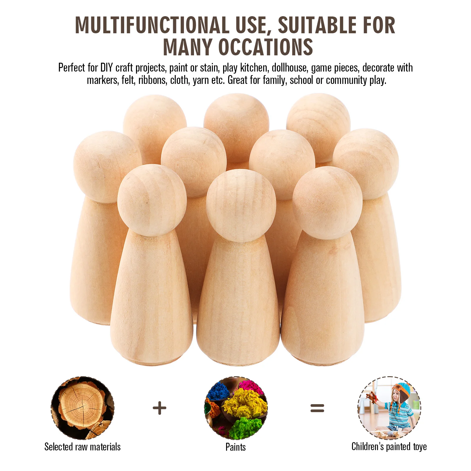 10pcs Wooden Angel Ornaments Girls Peg Bulk DIY Cake Topper Blank Wedding Party Decoration Handmade Keepsake Wooden
10pcs Wooden Angel Ornaments Girls Peg Bulk DIY Cake Topper Blank Wedding Party Decoration Handmade Keepsake Wooden
