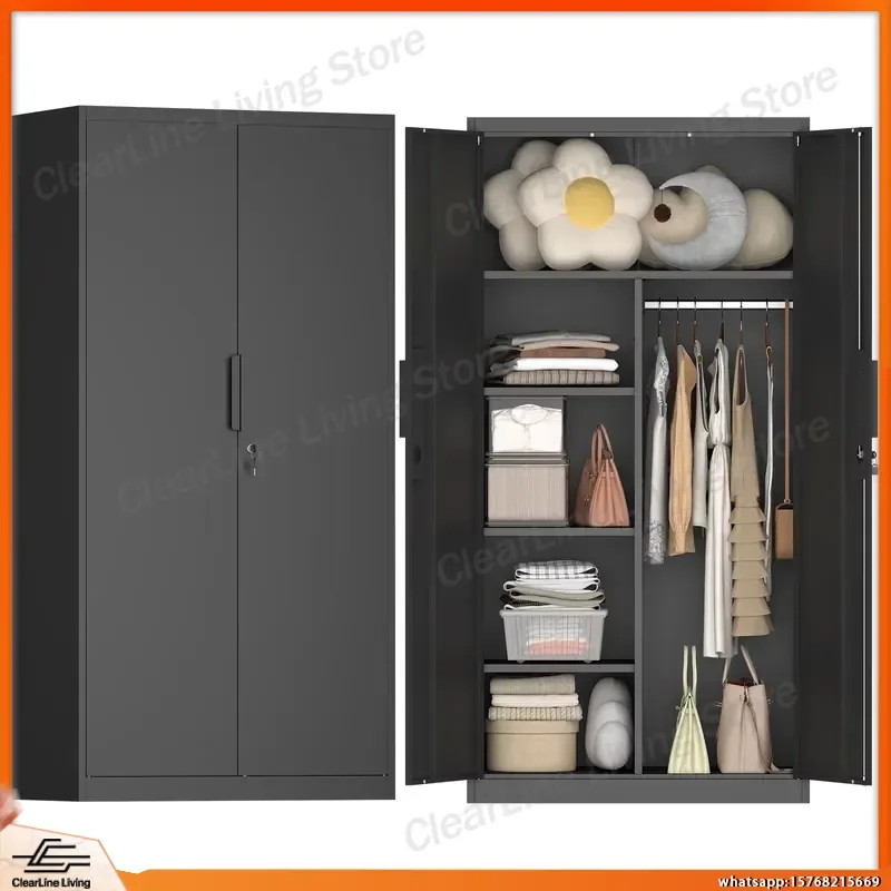 Metal Locker Cabinet with 2 Doors 4 Adjustable Shelves for Office School Home Storage Heavy Duty File Storage Unit Lab
Metal Locker Cabinet with 2 Doors 4 Adjustable Shelves for Office School Home Storage Heavy Duty File Storage Unit Lab
