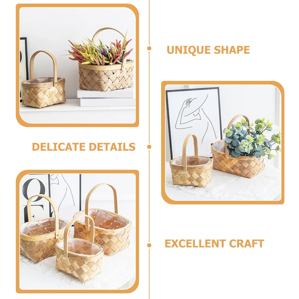 Handwoven Woven Planter Farmhouse Style Flower Storage Basket With Handle Indoor Outdoor Plants Organizing Basket Household
Handwoven Woven Planter Farmhouse Style Flower Storage Basket With Handle Indoor Outdoor Plants Organizing Basket Household
