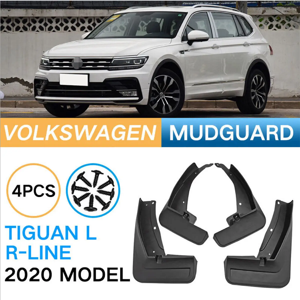 4X Mud Guards Mud Fenders For Volkswagen VW Tiguan Rline R-Line 2018-2021 Mudguards Mudflaps Mudguard Splash Guards Accessories
4X Mud Guards Mud Fenders For Volkswagen VW Tiguan Rline R-Line 2018-2021 Mudguards Mudflaps Mudguard Splash Guards Accessories