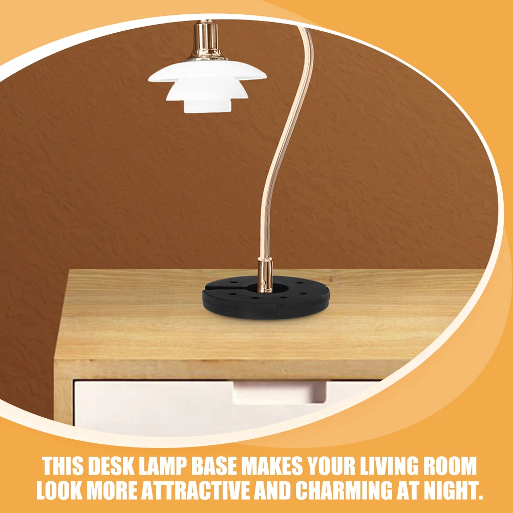 2Pcs Desk Lamp Base Weight 140x20MM Plastic Rounded Chassis Heavy Duty Sturdy Stable Placement DIY Hardware Accessory
2Pcs Desk Lamp Base Weight 140x20MM Plastic Rounded Chassis Heavy Duty Sturdy Stable Placement DIY Hardware Accessory