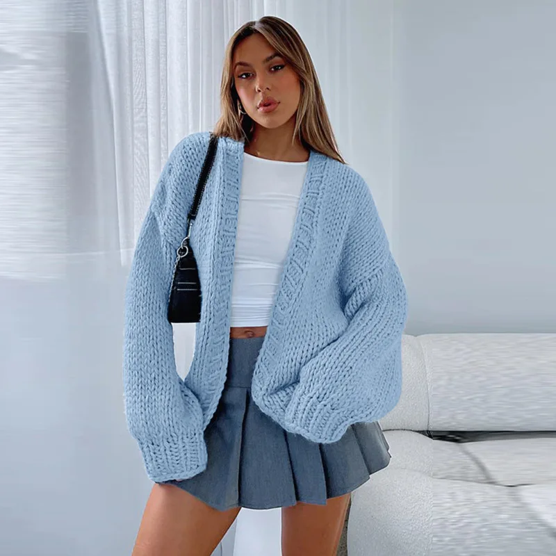 2025 Autumn and Winter New Women's Coat Fashionable Loose and Lazy Style Cardigan Knitted Sweater Jacket
2025 Autumn and Winter New Women's Coat Fashionable Loose and Lazy Style Cardigan Knitted Sweater Jacket