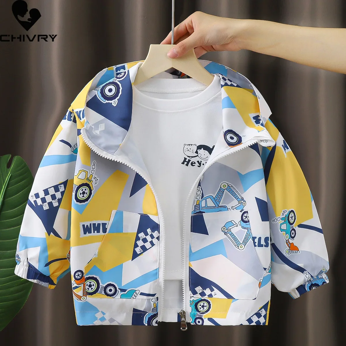 New Autumn Winter Kids Casual Hooded Long Sleeve Jacket Boys Girls Outerwear Cartoon Print Zipper Windbreaker Coat Baby Clothing
New Autumn Winter Kids Casual Hooded Long Sleeve Jacket Boys Girls Outerwear Cartoon Print Zipper Windbreaker Coat Baby Clothing